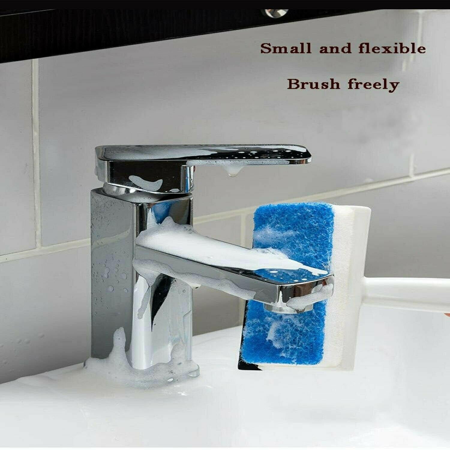 7602 2 in 1 Glass Wiper Cleaning Brush Mirror Grout Tile Cleaner Washing Pot Brush Double-Sided Glass Wipe Bathroom Wiper Window Glass Wiper 7602 2 in 1 Glass Wiper Cleaning Brush Mirror Grout Tile Cleaner Washing Pot Brush Double-Sided Glass Wipe Bathroom Wiper Window Glass Wiper